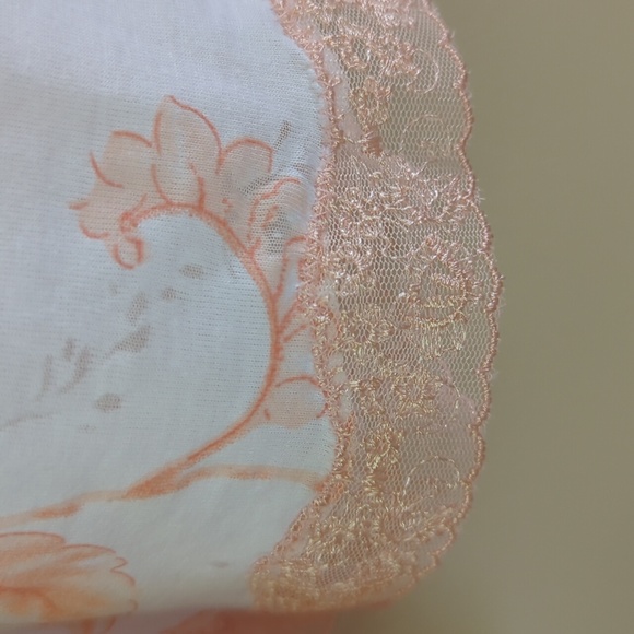 Secret Treasures Floral Lace Nightie L 12-14 Peach Whisper - Picture 12 of 16